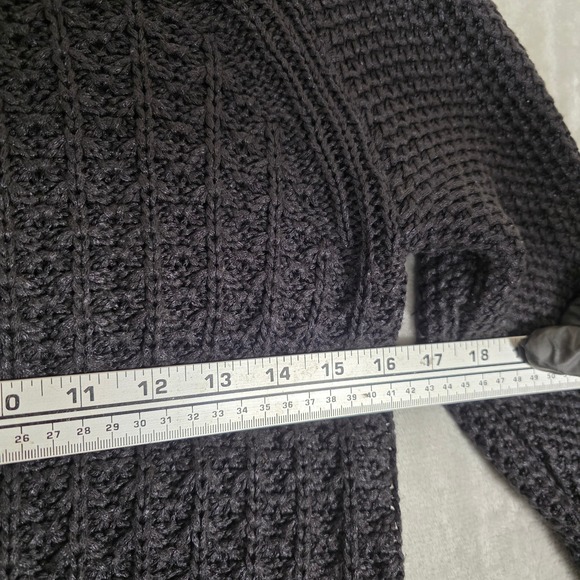 Calvin‎ Klein Jeans Minimalist Black Chunky Knit Crewneck Sweater Size S - Picture 8 of 8